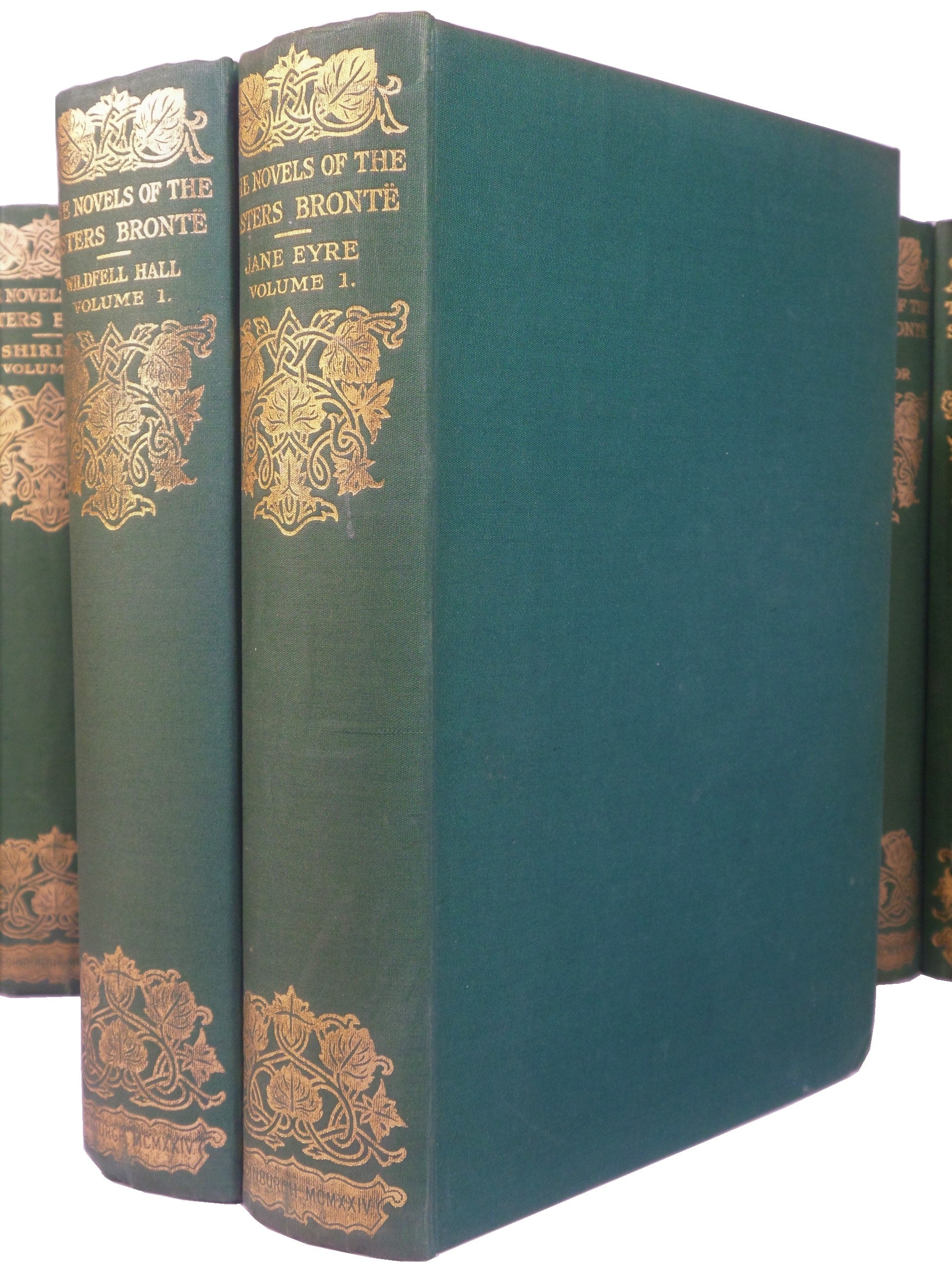 THE NOVELS OF THE SISTERS BRONTE; THE THORNTON EDITION IN 12 VOLUMES 1924 EDITED BY TEMPLE SCOTT