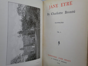 THE NOVELS OF THE SISTERS BRONTE; THE THORNTON EDITION IN 12 VOLUMES 1924 EDITED BY TEMPLE SCOTT
