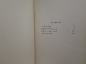 INTENTIONS BY OSCAR WILDE 1891 FIRST EDITION