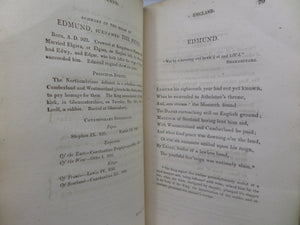 A METRICAL HISTORY OF ENGLAND OR RECOLLECTIONS IN RHYME BY THOMAS DIBDIN 1813