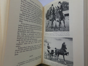 CLOTHES AND THE HORSE: A GUIDE TO CORRECT DRESS BY SYDNEY BARNEY 1953 FIRST EDITION