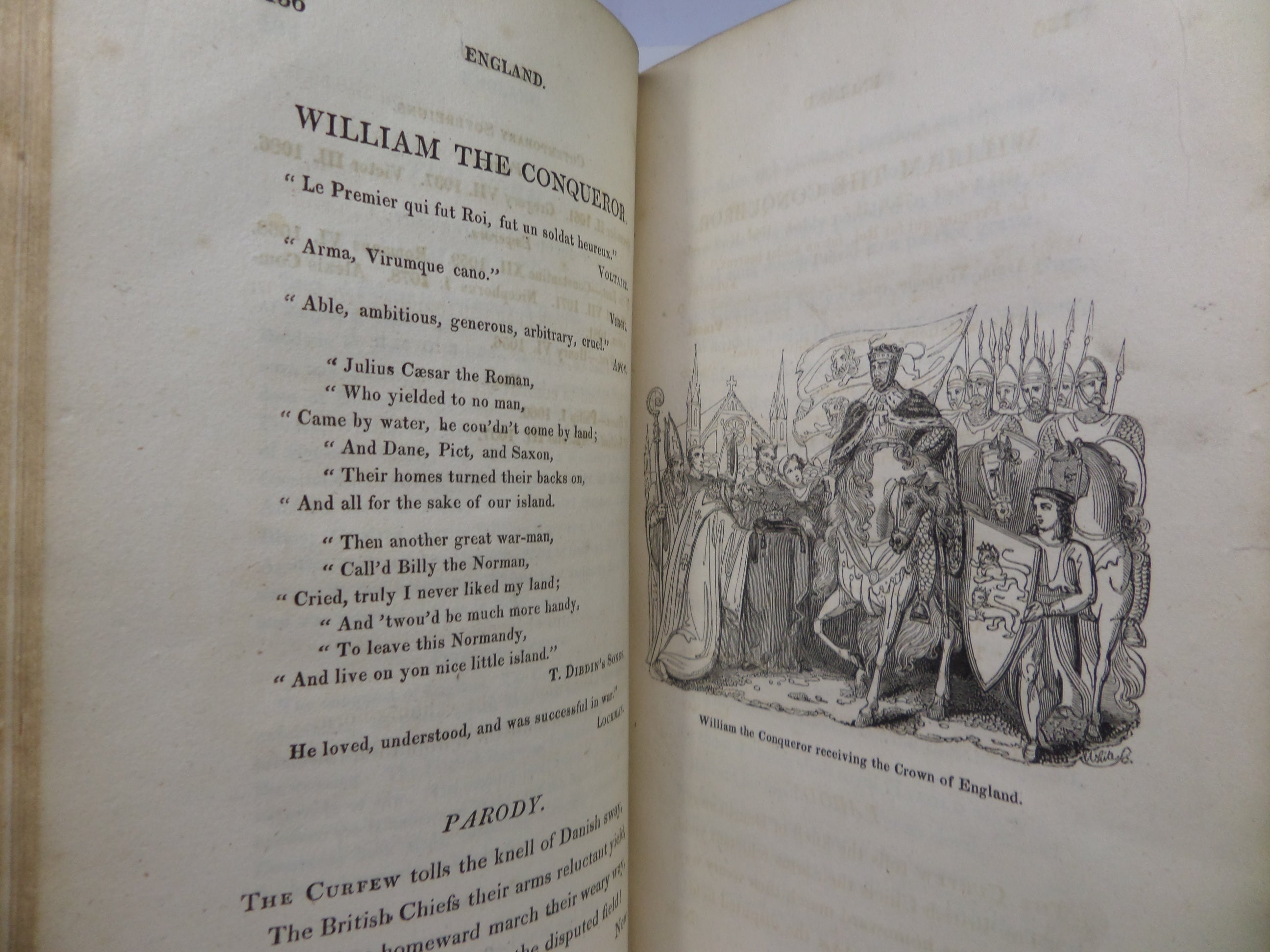 A METRICAL HISTORY OF ENGLAND OR RECOLLECTIONS IN RHYME BY THOMAS DIBDIN 1813