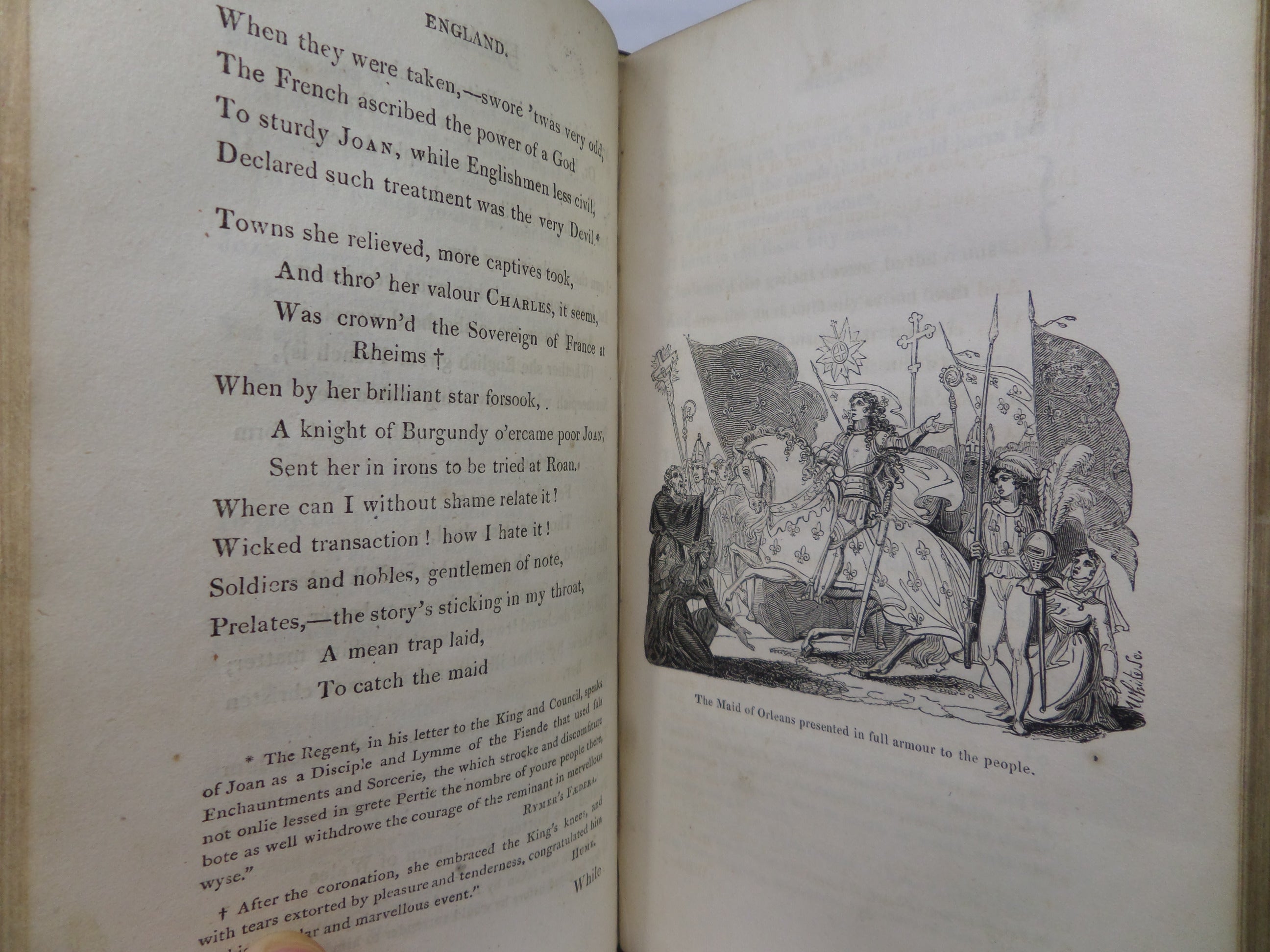 A METRICAL HISTORY OF ENGLAND OR RECOLLECTIONS IN RHYME BY THOMAS DIBDIN 1813