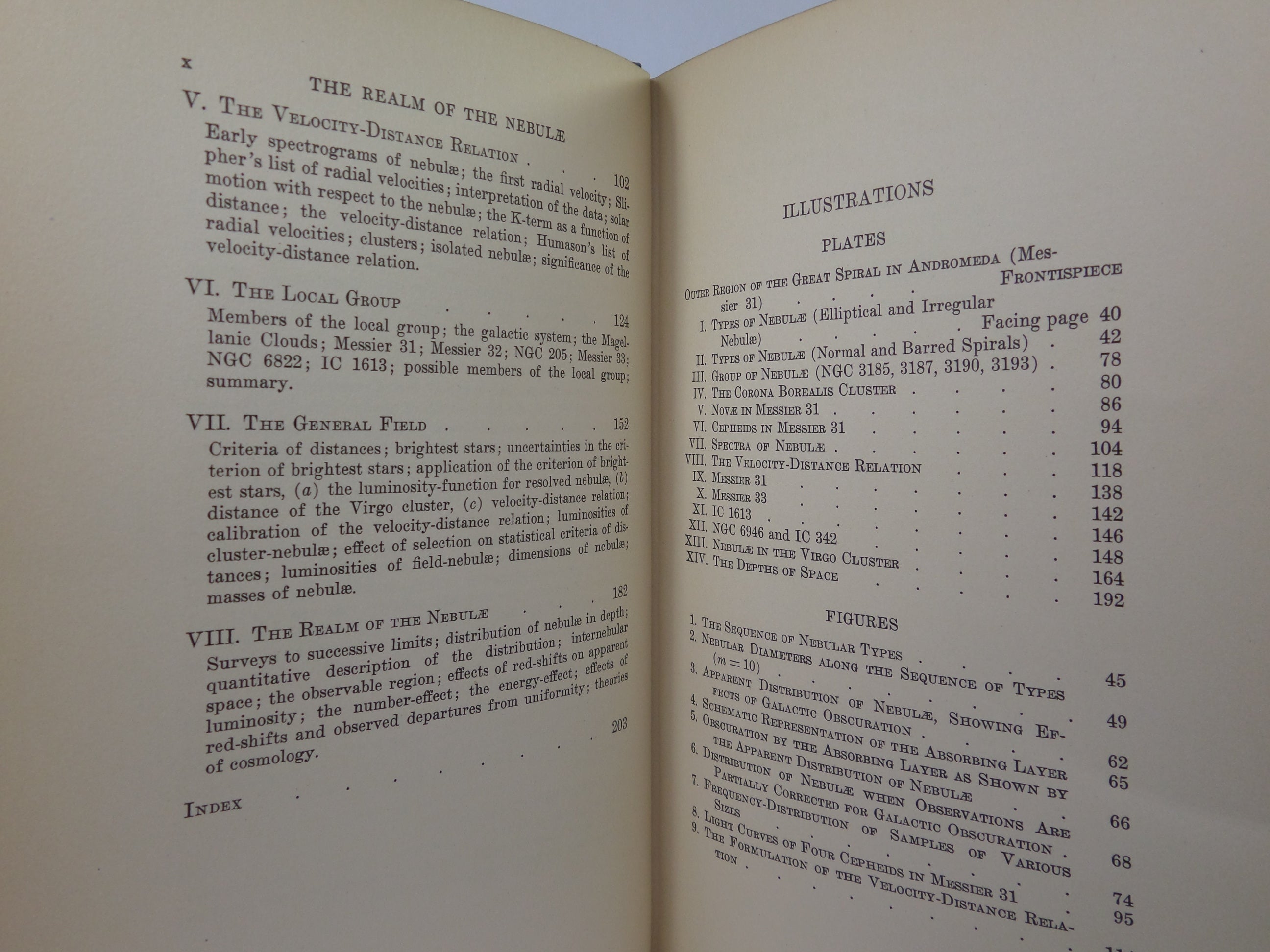 Edwin Hubble Book THE REALM OF THE NEBULAE BY EDWIN HUBBLE 1936 FIRST EDITION HARDCOVER ...