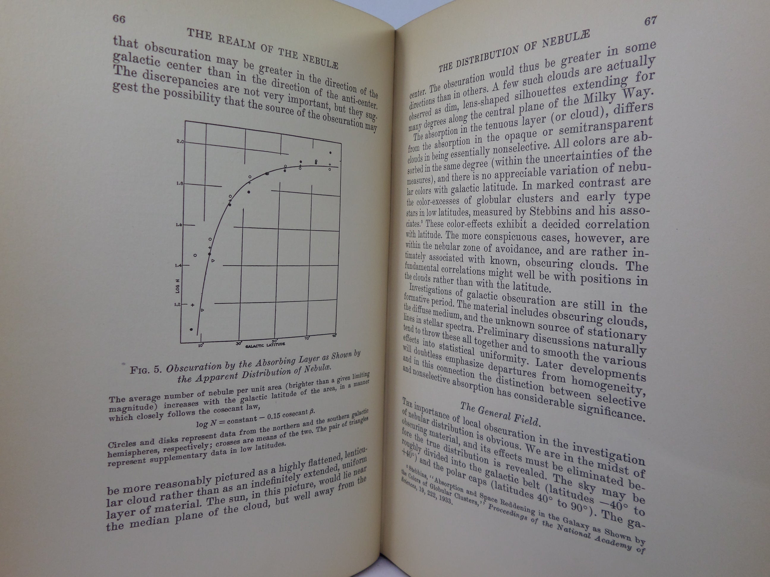 Edwin Hubble Book THE REALM OF THE NEBULAE BY EDWIN HUBBLE 1936 FIRST EDITION HARDCOVER ...