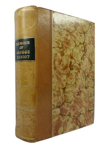 MEMOIR OF GEORGE HERIOT BY WILLIAM STEVEN 1845 FINE LEATHER BINDING