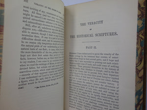 UNDESIGNED COINCIDENCES IN THE OLD & NEW TESTAMENT BY J. BLUNT 1881 FINE BINDING