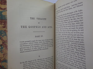 UNDESIGNED COINCIDENCES IN THE OLD & NEW TESTAMENT BY J. BLUNT 1881 FINE BINDING