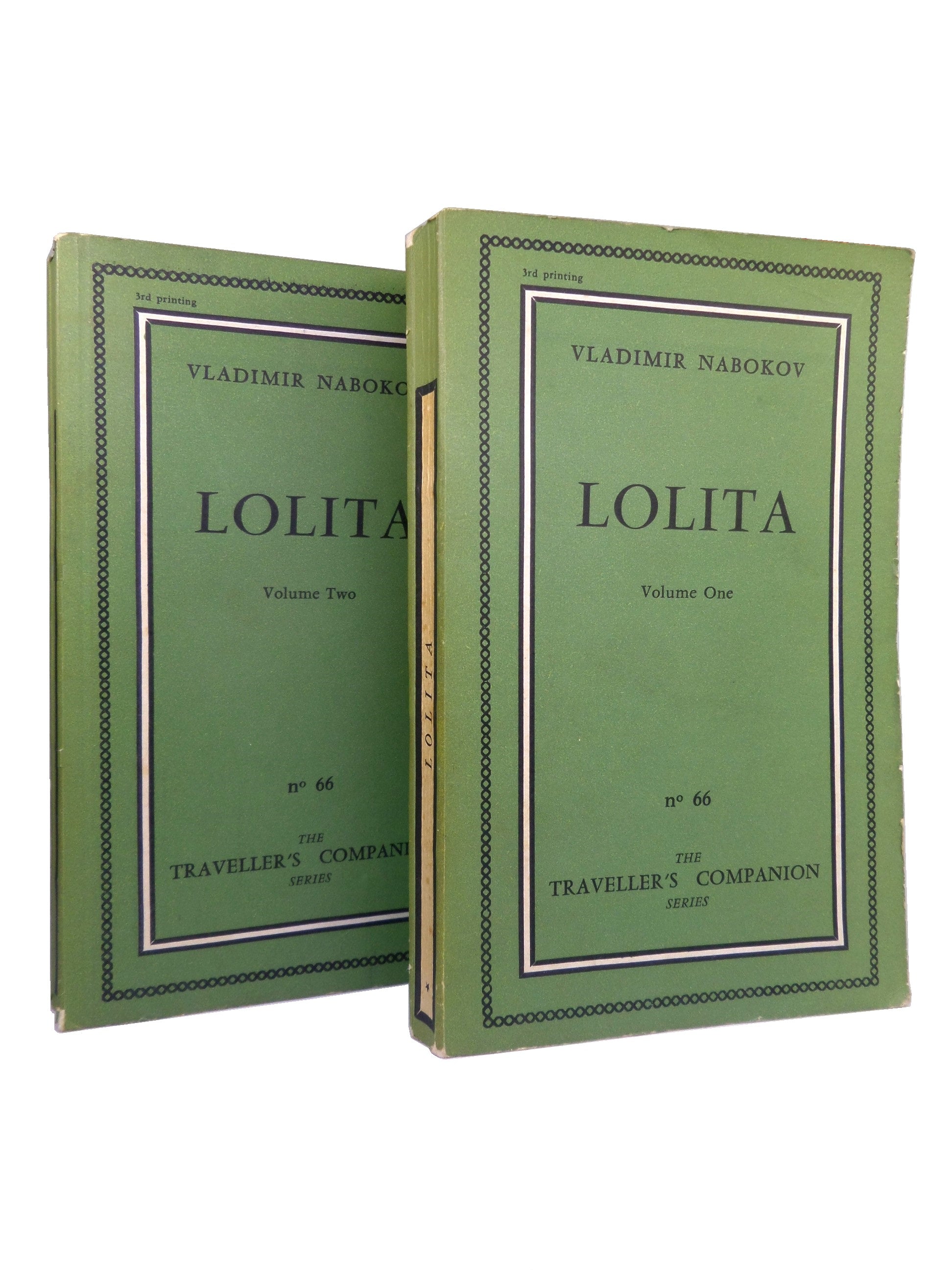 LOLITA BY VLADIMIR NABOKOV 1959 THIRD PRINTING