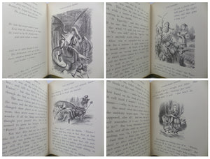 ALICE'S ADVENTURES IN WONDERLAND & THROUGH THE LOOKING-GLASS 1886-1887 LEWIS CARROLL, EARLY UNIFORM EDITIONS