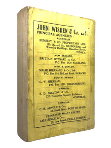 JOHN WISDEN'S CRICKETERS' ALMANACK FOR 1937