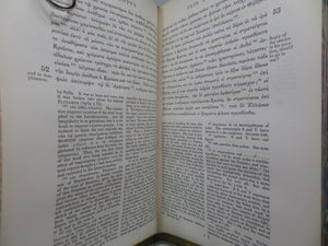 THE HISTORIES OF HERODOTUS WITH A COMMENTARY BY JOSEPH W. BLAKESLEY 1854 LEATHER-BOUND SET