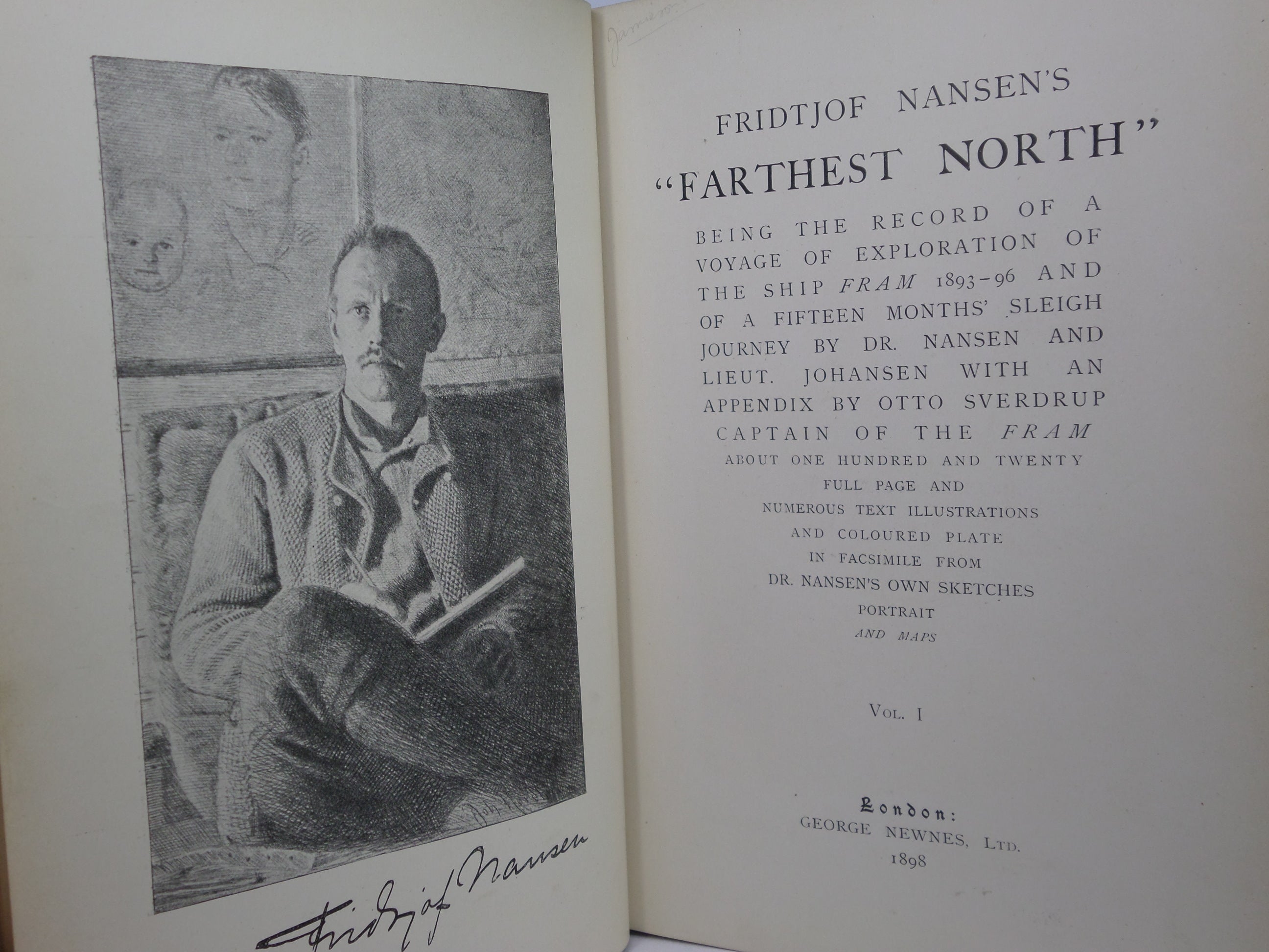 FARTHEST NORTH BY FRIDTJOF NANSEN 1898 SECOND EDITION