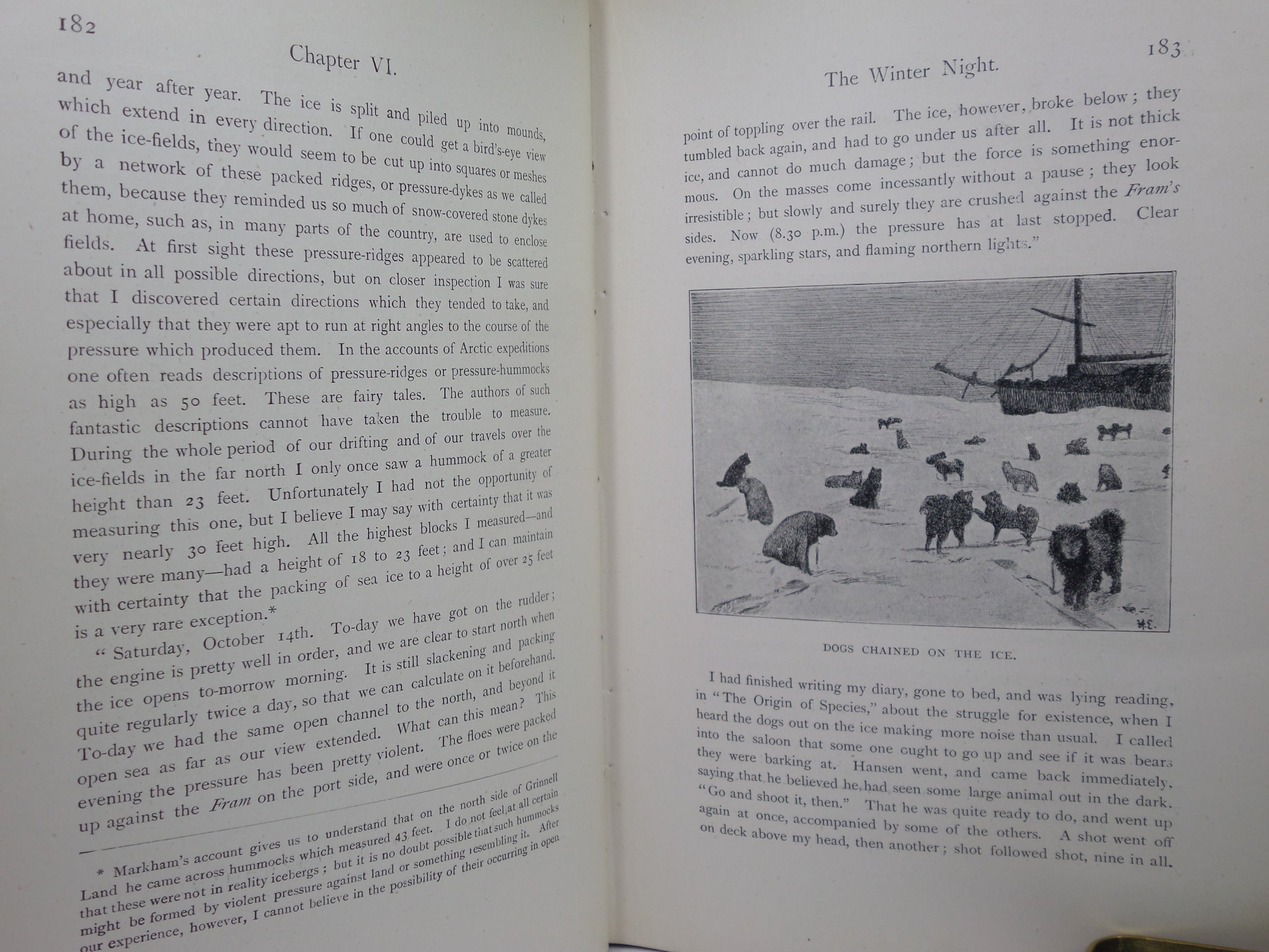 Nansen Book FARTHEST NORTH BY FRIDTJOF NANSEN 1898 SECOND EDITION – MFR Rare Books