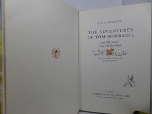 THE ADVENTURES OF TOM BOMBADIL BY J.R.R. TOLKIEN 1962 FIRST EDITION