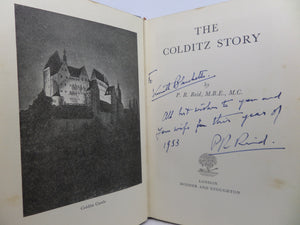 THE COLDITZ STORY BY P.R. REID 1952 SIGNED AND INSCRIBED HARDCOVER