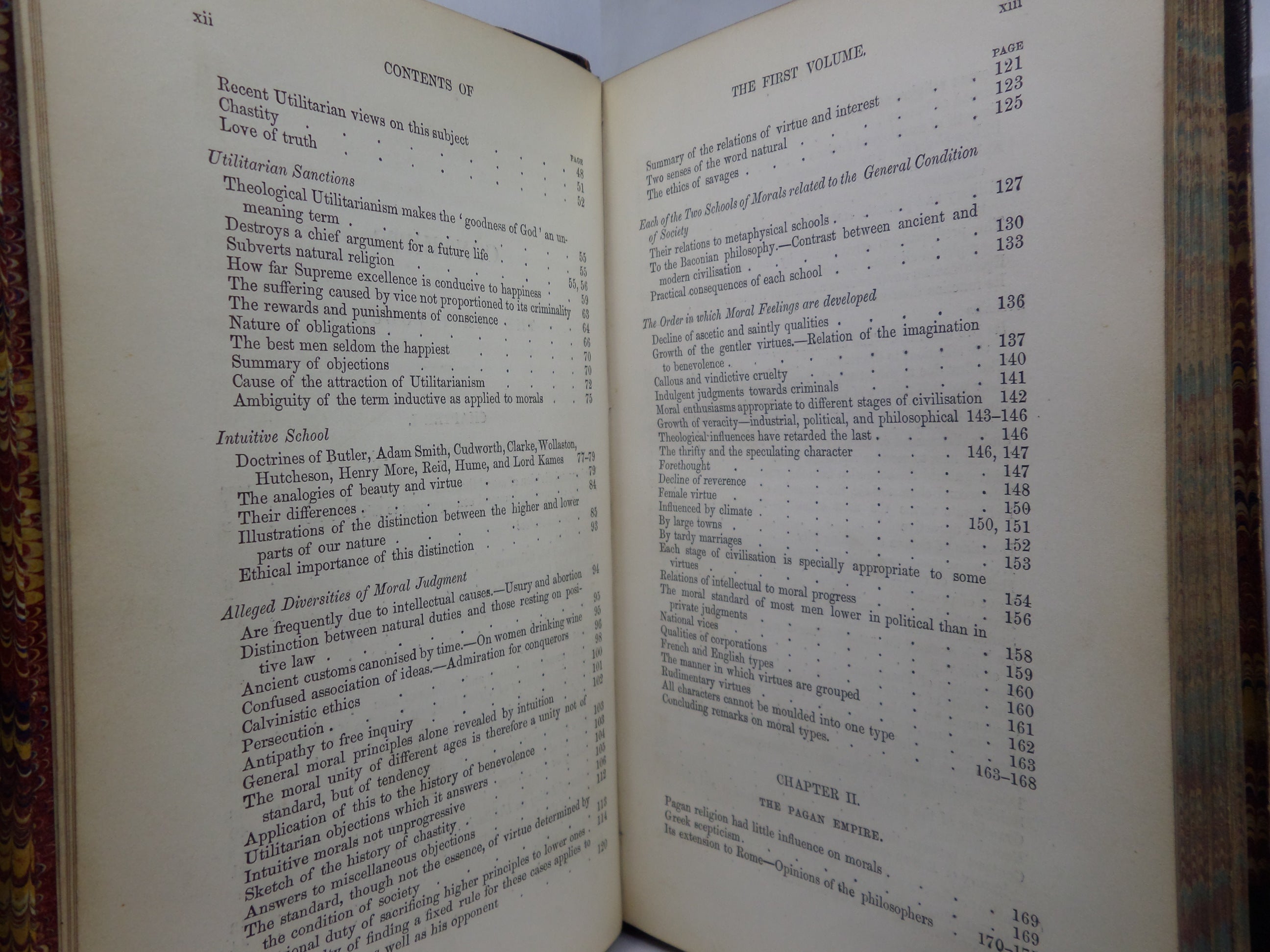 HISTORY OF EUROPEAN MORALS FROM AUGUSTUS TO CHARLEMAGNE 1869 LEATHER-BOUND SET