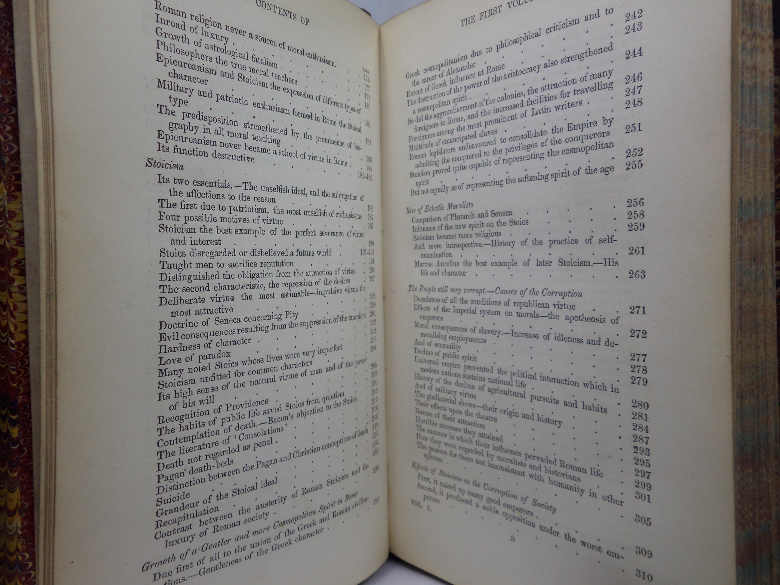 HISTORY OF EUROPEAN MORALS FROM AUGUSTUS TO CHARLEMAGNE 1869 LEATHER-BOUND SET