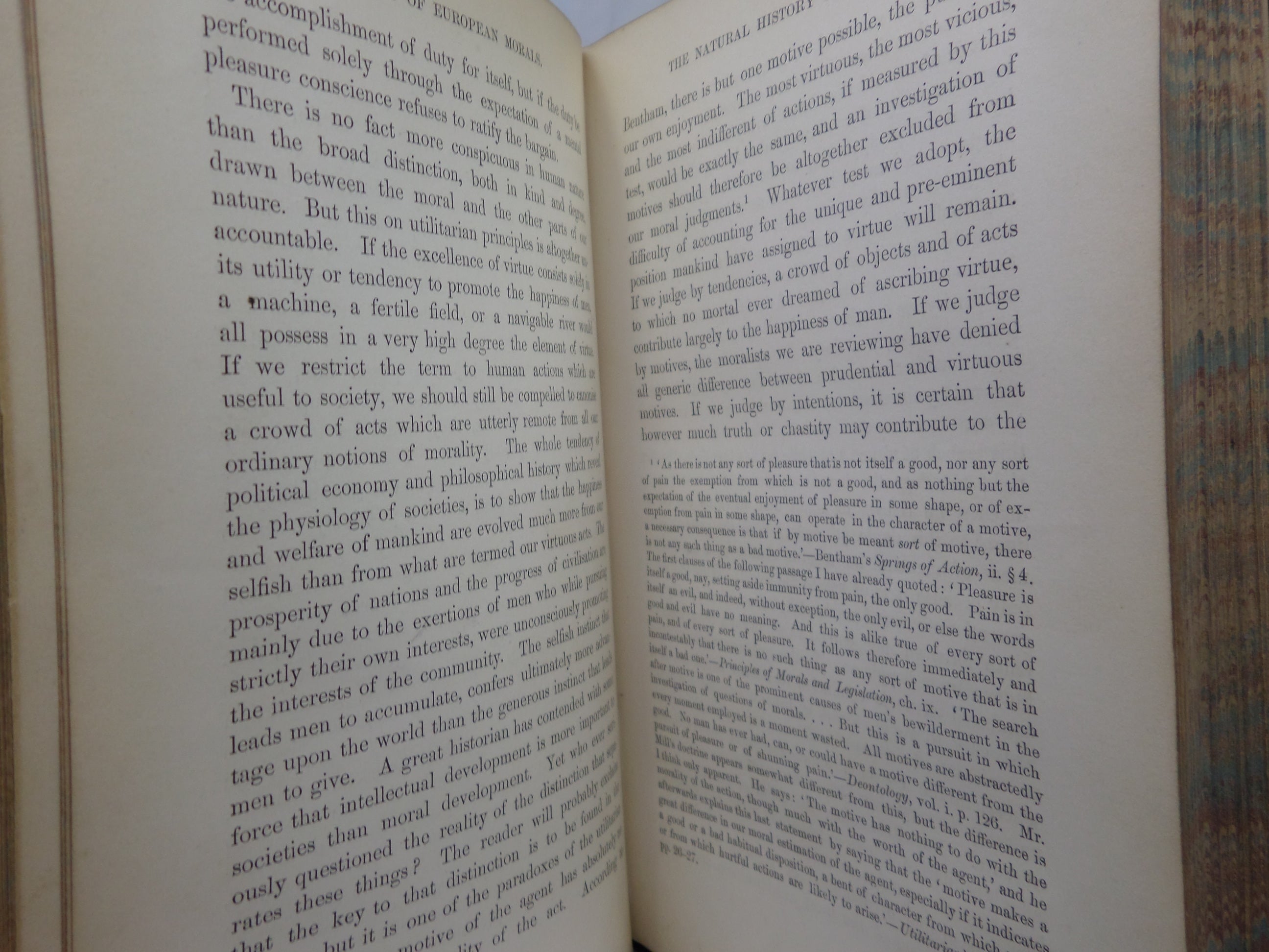 HISTORY OF EUROPEAN MORALS FROM AUGUSTUS TO CHARLEMAGNE 1869 LEATHER-BOUND SET