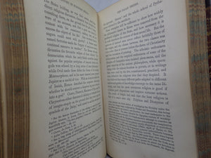 HISTORY OF EUROPEAN MORALS FROM AUGUSTUS TO CHARLEMAGNE 1869 LEATHER-BOUND SET