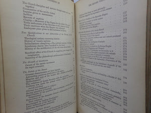 HISTORY OF EUROPEAN MORALS FROM AUGUSTUS TO CHARLEMAGNE 1869 LEATHER-BOUND SET