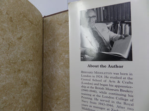 A HISTORY OF ENGLISH CRAFT BOOKBINDING TECHNIQUE 2000 BERNARD MIDDLETON HARDBACK