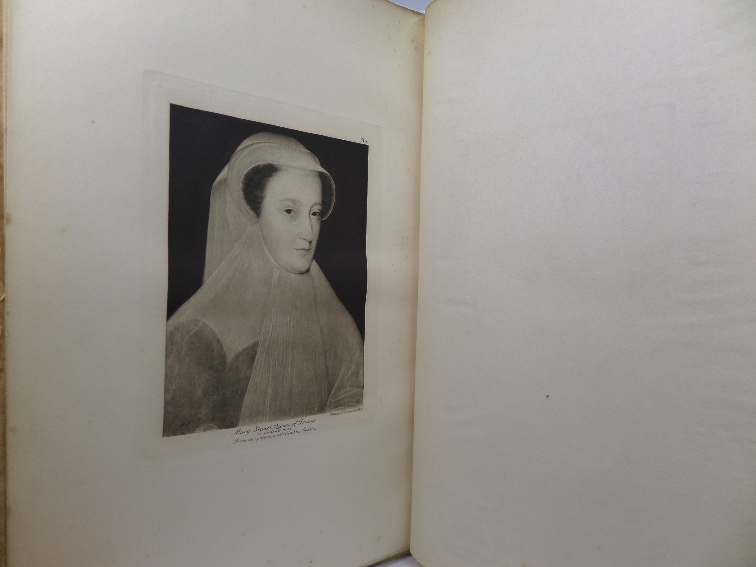 NOTES ON THE AUTHENTIC PORTRAITS OF MARY QUEEN OF SCOTS 1903 VELLUM BINDING