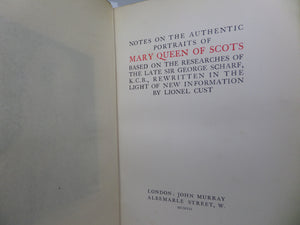 NOTES ON THE AUTHENTIC PORTRAITS OF MARY QUEEN OF SCOTS 1903 VELLUM BINDING