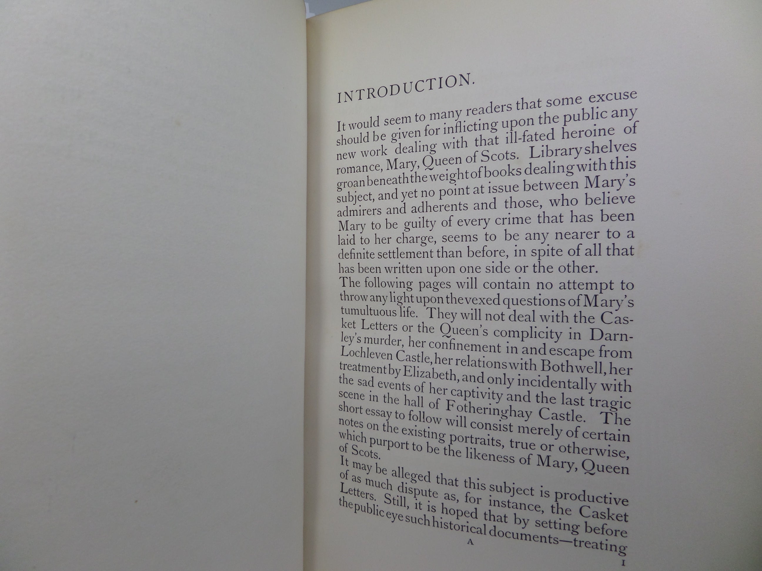 NOTES ON THE AUTHENTIC PORTRAITS OF MARY QUEEN OF SCOTS 1903 VELLUM BINDING