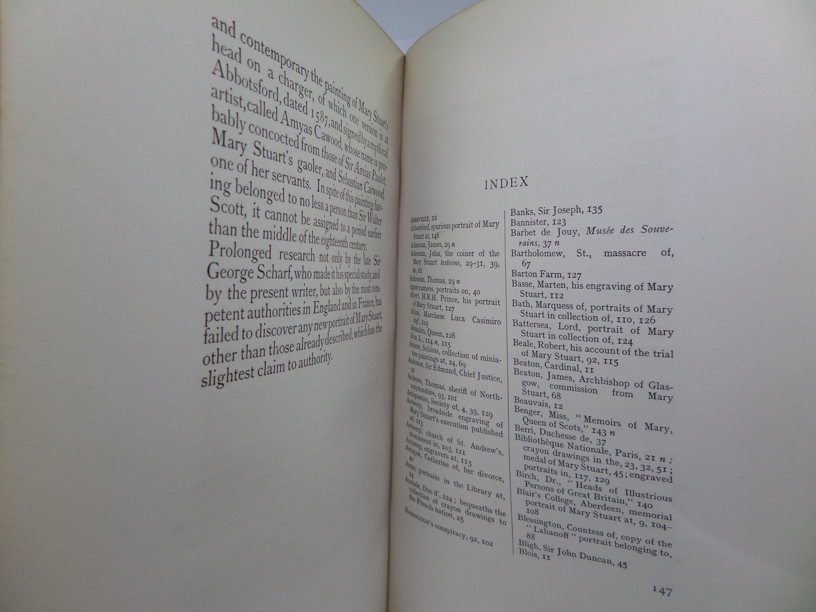 NOTES ON THE AUTHENTIC PORTRAITS OF MARY QUEEN OF SCOTS 1903 VELLUM BINDING