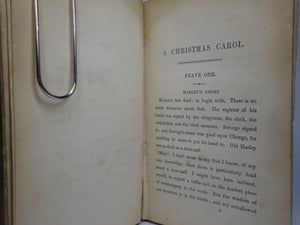A CHRISTMAS CAROL BY CHARLES DICKENS 1844 SIXTH EDITION