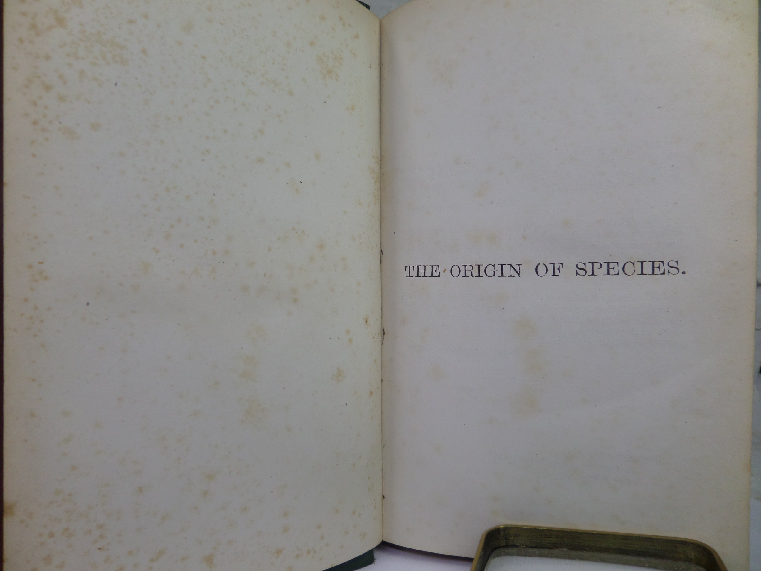 THE ORIGIN OF SPECIES BY MEANS OF NATURAL SELECTION BY CHARLES DARWIN 1875