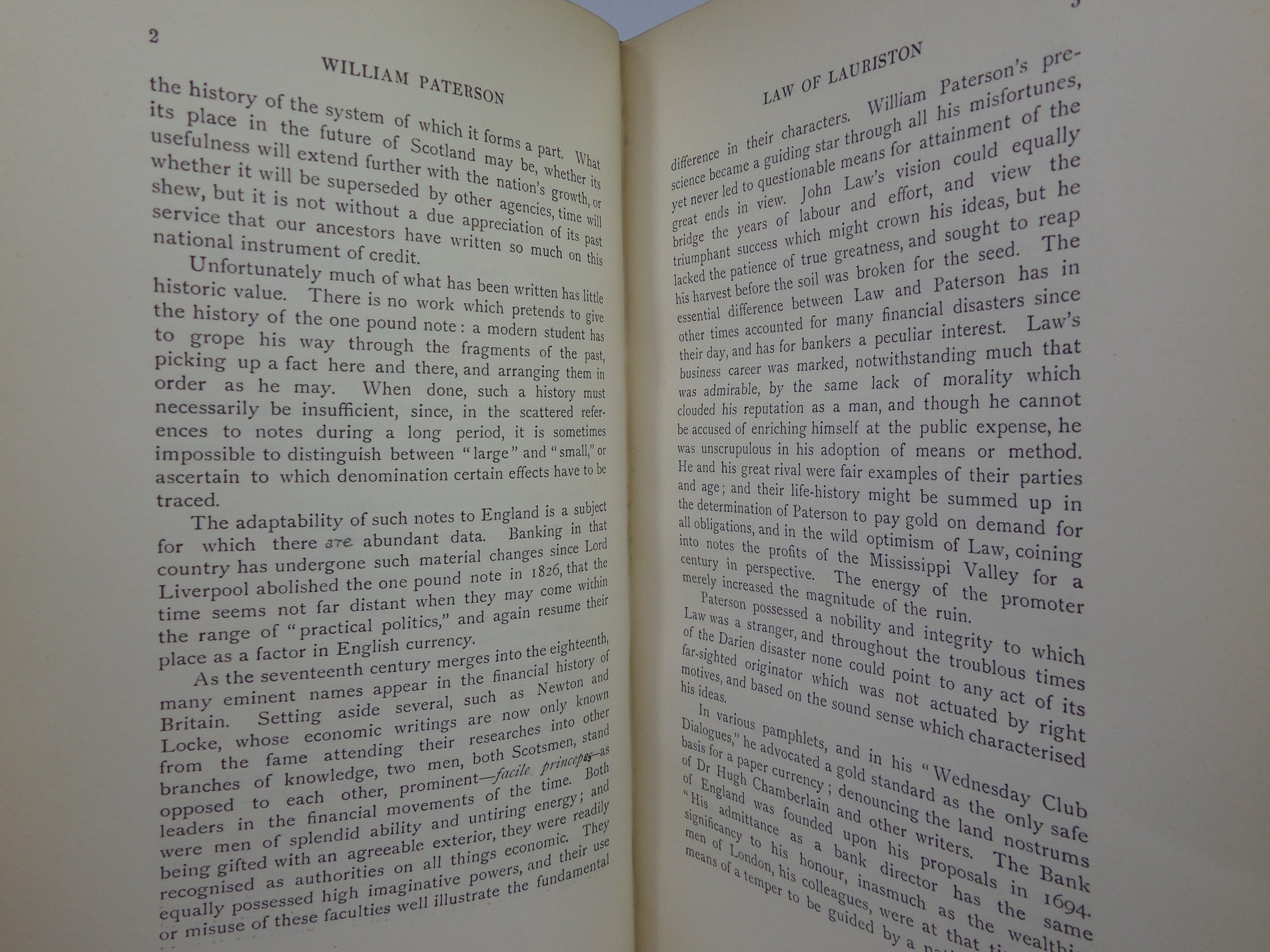 THE ONE POUND NOTE IN THE HISTORY OF BANKING 1911 WILLIAM GRAHAM INSCRIBED