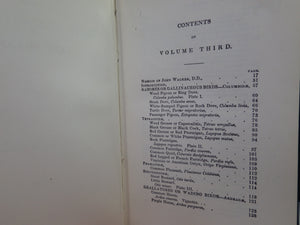 THE BIRDS OF GREAT BRITAIN AND IRELAND BY WILLIAM JARDINE C.1876 IN FOUR VOLUMES