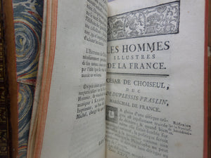 LES VIES DES HOMME ILLUSTRES DE LA FRANCE BY D'AUVIGNY, PERAU & TURPIN 1739-1775 IN 27 VOLUMES [THE ILLUSTRIOUS MEN OF FRANCE]