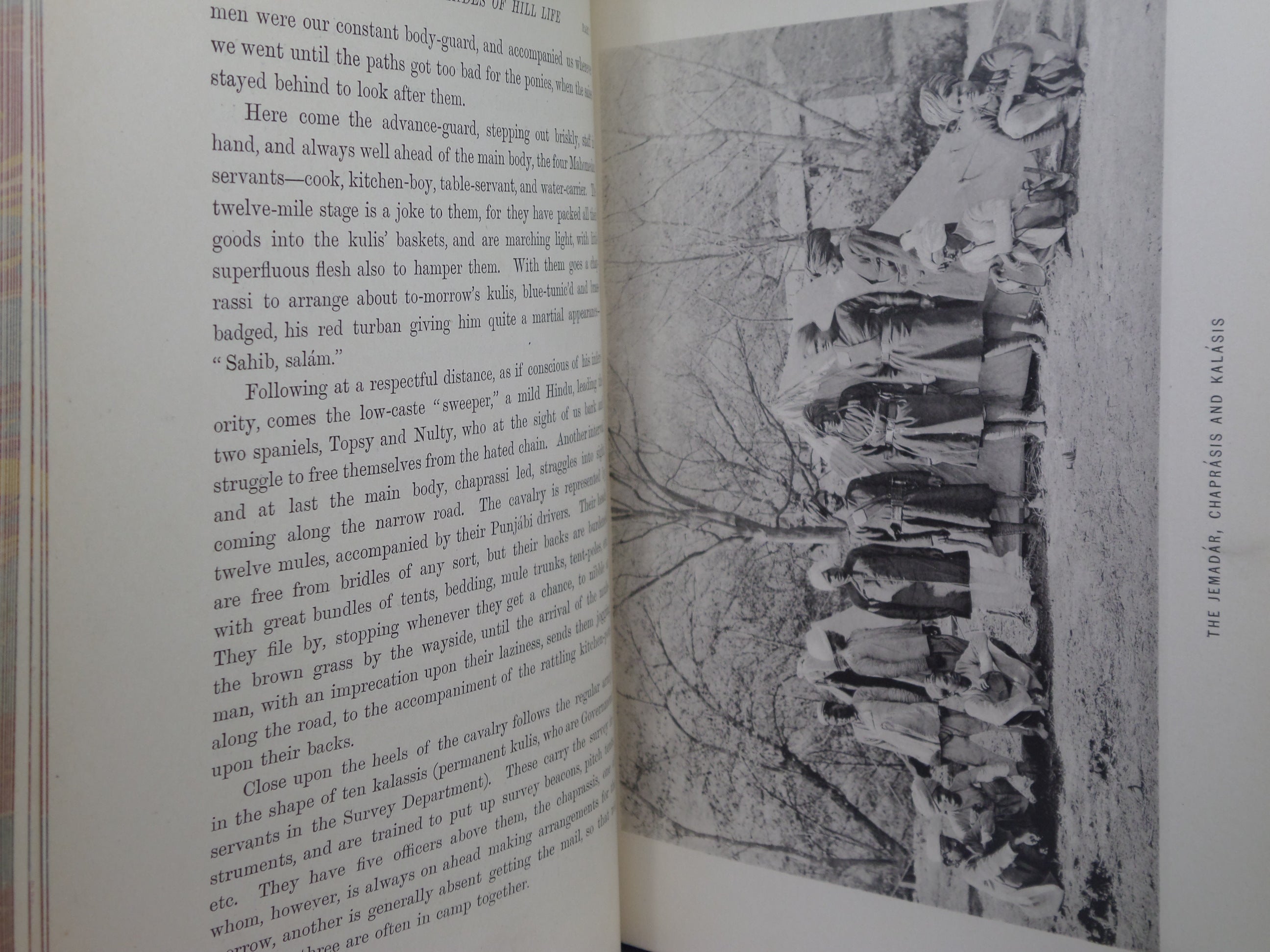LIGHTS & SHADES OF HILL LIFE IN THE AFGHAN AND HINDU HIGHLANDS OF THE PUNJAB BY F. ST. J. GORE 1895 FINE TREE CALF BINDING