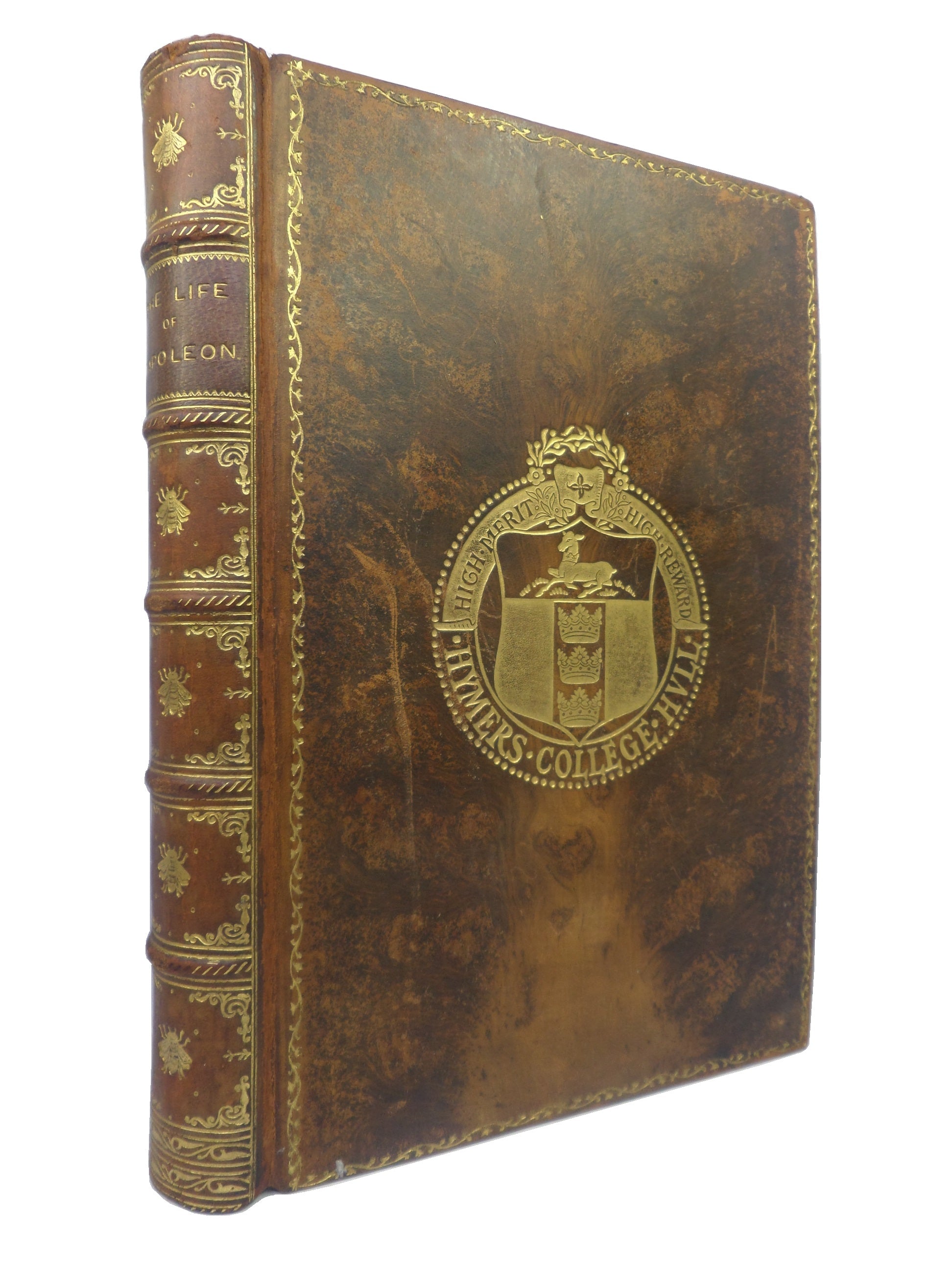 THE LIFE OF NAPOLEON BUONAPARTE BY J. G. LOCKHART 1893 TREE CALF BINDING