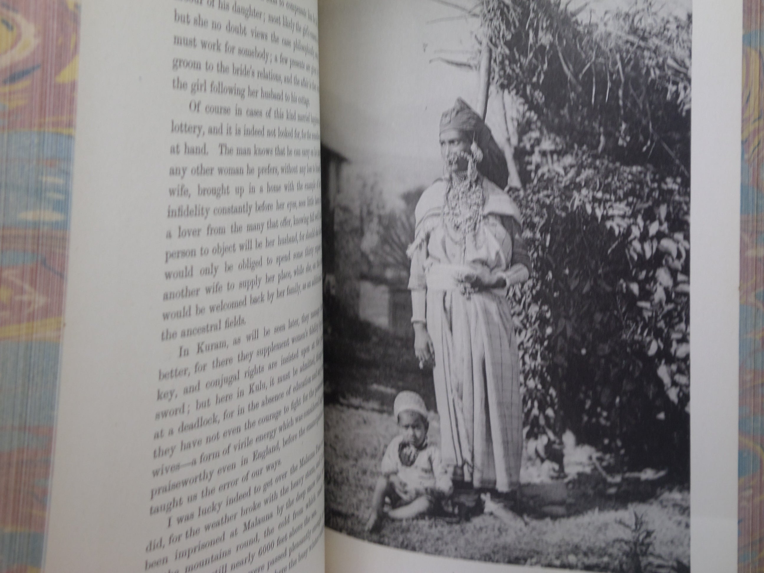 LIGHTS & SHADES OF HILL LIFE IN THE AFGHAN AND HINDU HIGHLANDS OF THE PUNJAB BY F. ST. J. GORE 1895 FINE TREE CALF BINDING