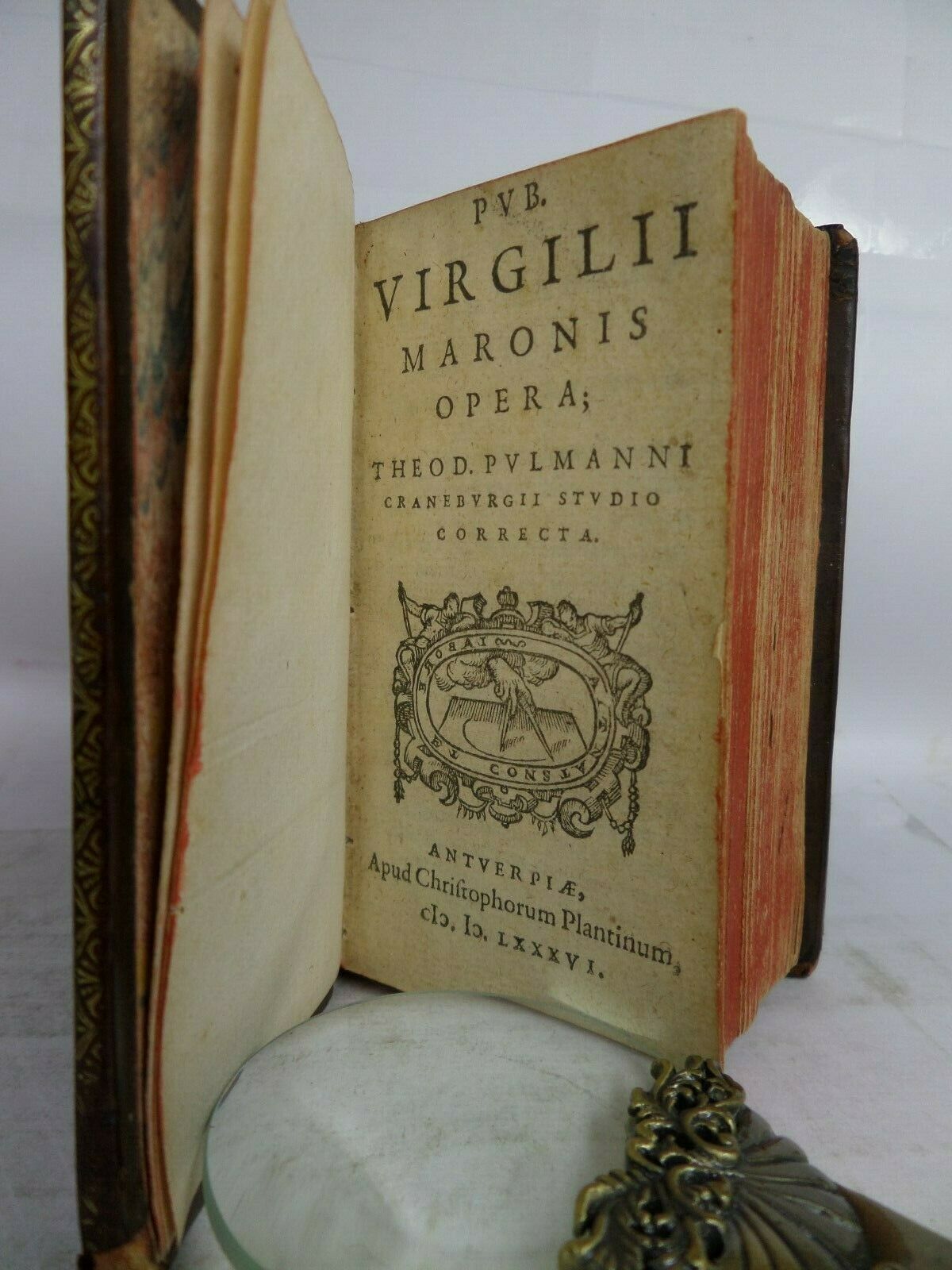 THE WORKS OF VIRGIL, HORACE, JUVENAL & PERSIUS 1586 COEVAL BINDING 3 WORKS IN 1