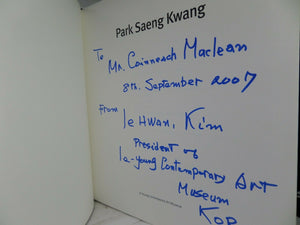 PARK SAENG KWANG BY KIM LE HWAN 2004 FIRST EDITION, MODERN KOREAN PAINTINGS