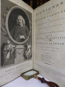 A DICTIONARY OF THE ENGLISH LANGUAGE BY SAMUEL JOHNSON 1785 THE SEVENTH EDITION