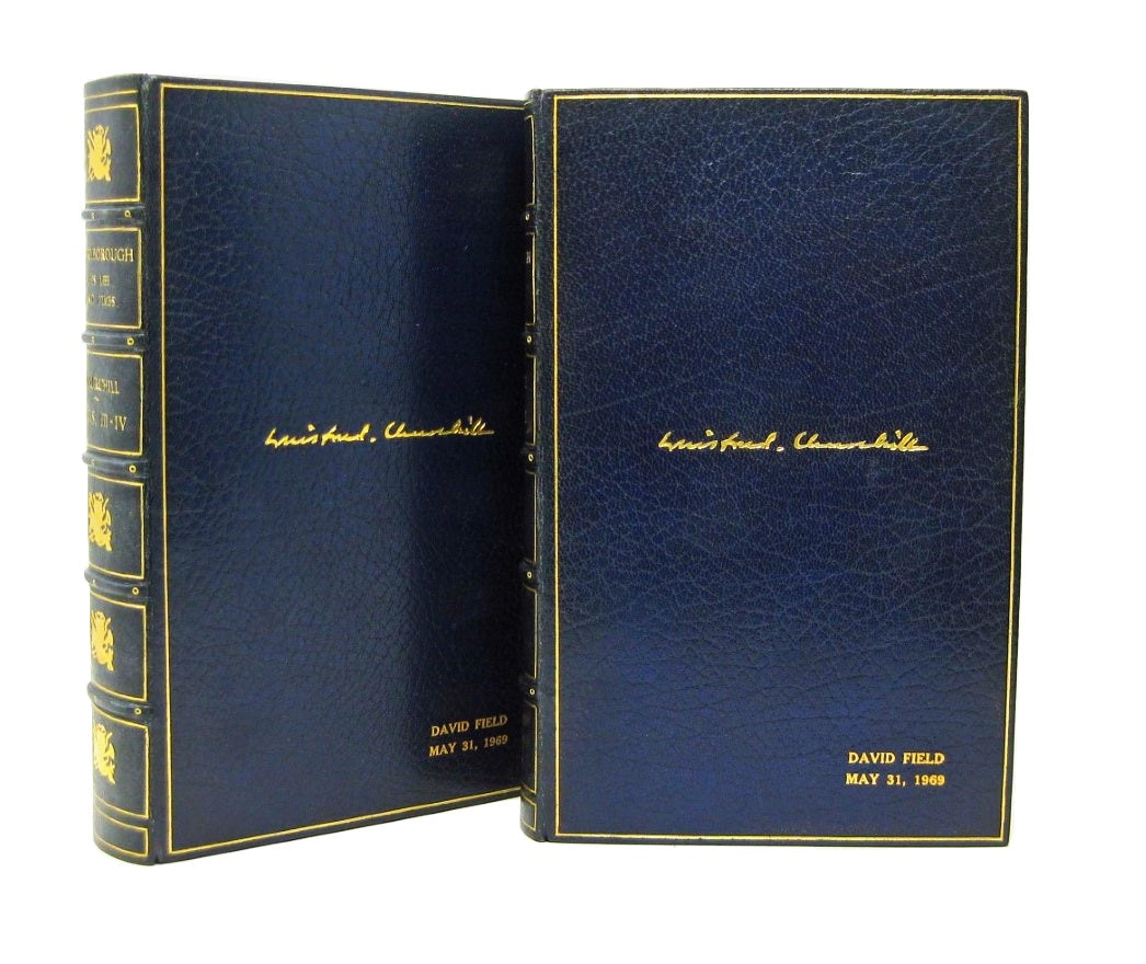 MARLBOROUGH HIS LIFE & TIMES BY WINSTON CHURCHILL 1966 BOUND BY BAYNTUN RIVIERE