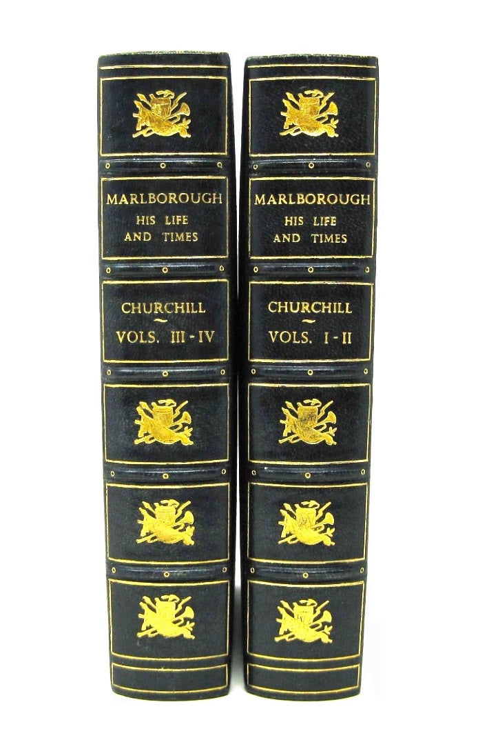 MARLBOROUGH HIS LIFE & TIMES BY WINSTON CHURCHILL 1966 BOUND BY BAYNTUN RIVIERE