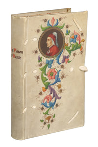 THE VISION OF DANTE ALIGHIERI 1909 HAND-PAINTED BINDING BY THE GIANNINI FAMILY