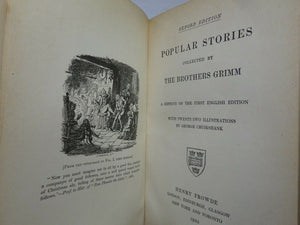 POPULAR STORIES COLLECTED BY THE BROTHERS GRIMM 1905 ILLUSTRATED BY GEORGE CRUIKSHANK