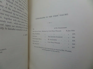 SCANDINAVIAN ADVENTURES BY L. LLOYD 1854 SECOND EDITION, LEATHER-BOUND SET