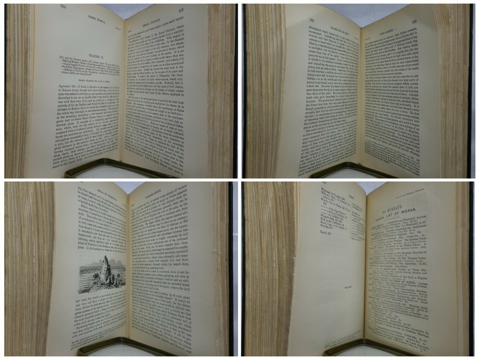 JOURNAL OF RESEARCHES - A NATURALIST'S VOYAGE BY CHARLES DARWIN 1897