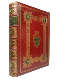 ROYAL SCOTTISH BINDING - POEMS & SONGS OF ROBERT BURNS 1868 FINE MOROCCO LEATHER