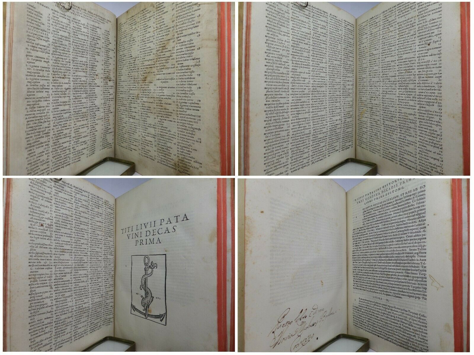 LIVY'S HISTORY OF ROME [AB URBE CONDITA] 1520 - 1521 FIRST FOLIO ALDINE EDITION