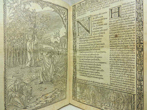 THE DIVINE COMEDY OF DANTE ALIGHIERI 1520 Woodcut Illustrations, Landino's Comments